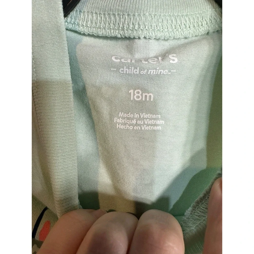 carters child of mine baby boys outfit size‎ 18 months short sleeve shorts